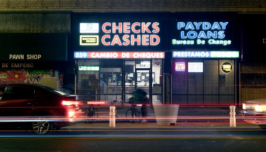 Personal loans concept with money and calculator